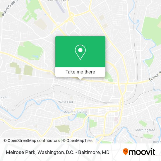 Melrose Park map