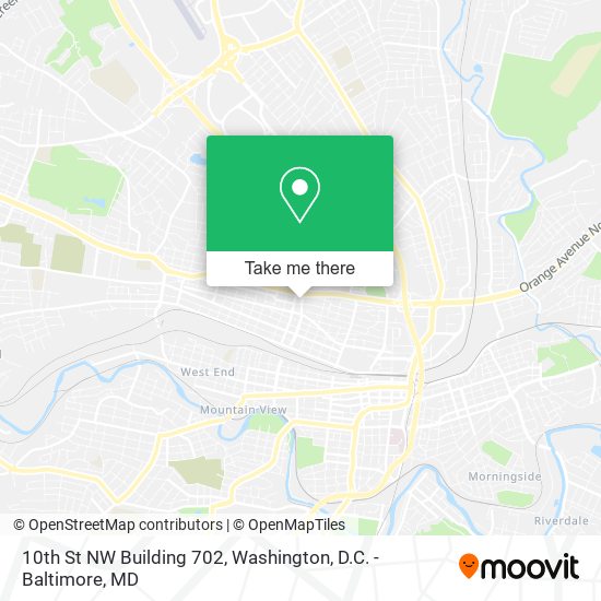 Mapa de 10th St NW Building 702