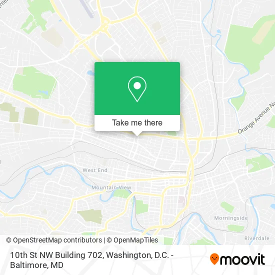 Mapa de 10th St NW Building 702