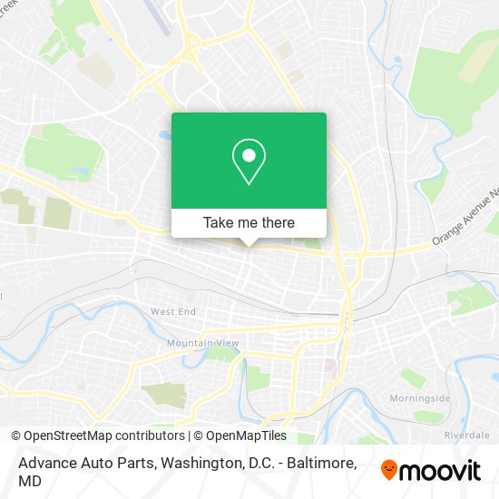 Mapa de Advance Auto Parts