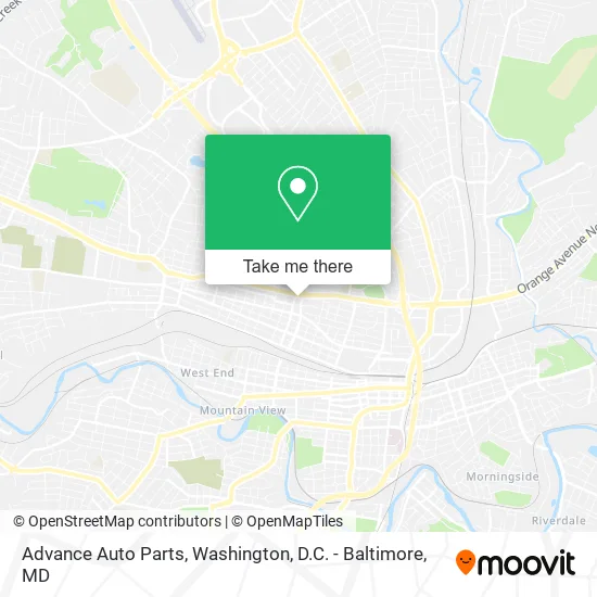 Advance Auto Parts map
