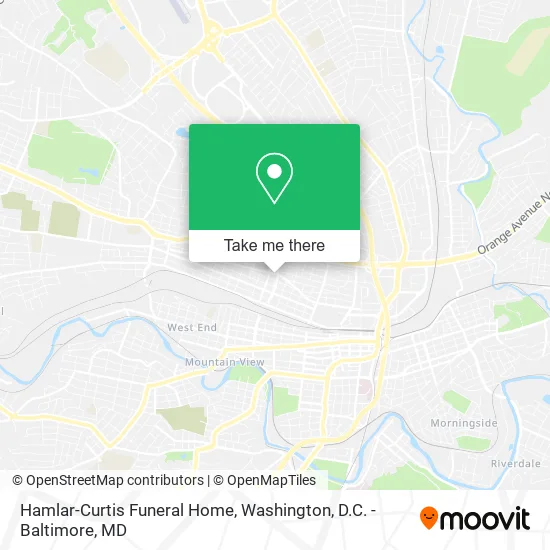 Mapa de Hamlar-Curtis Funeral Home