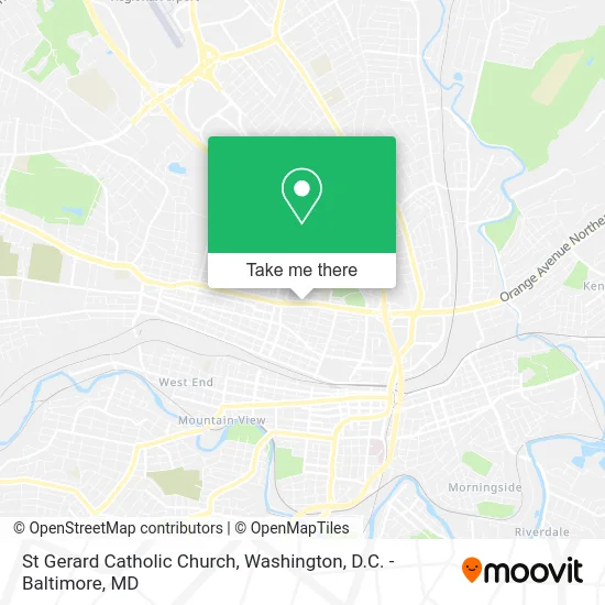 St Gerard Catholic Church map
