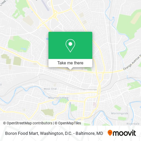 Mapa de Boron Food Mart