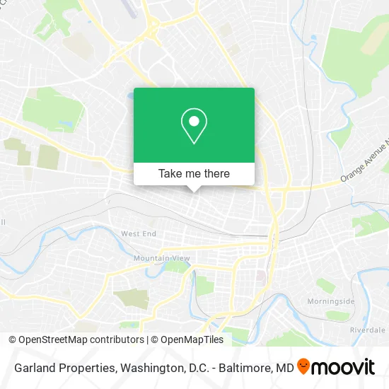 Garland Properties map