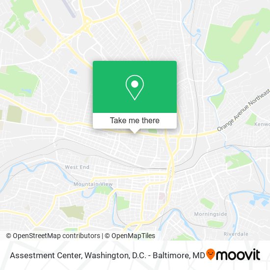 Mapa de Assestment Center