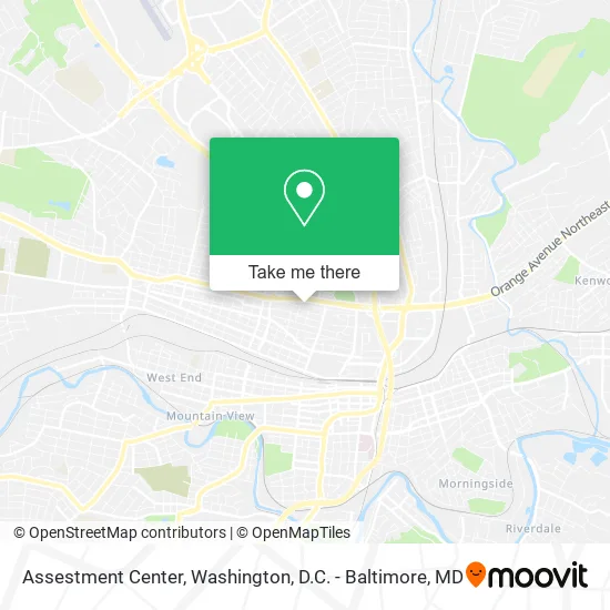 Mapa de Assestment Center