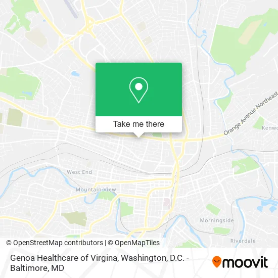 Mapa de Genoa Healthcare of Virgina