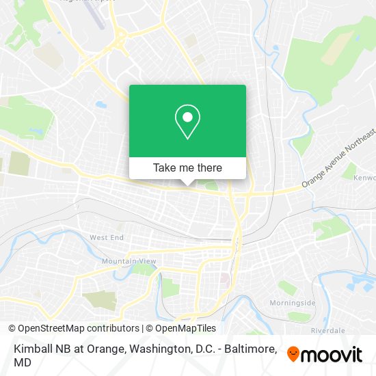 Kimball NB at Orange map