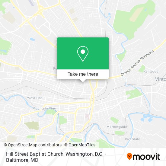 Mapa de Hill Street Baptist Church