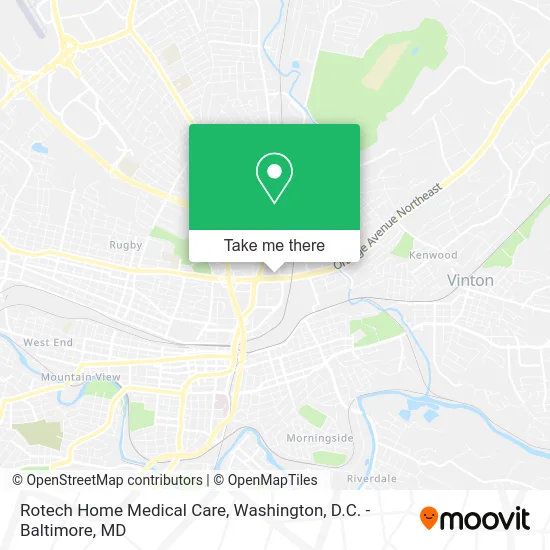 Rotech Home Medical Care map