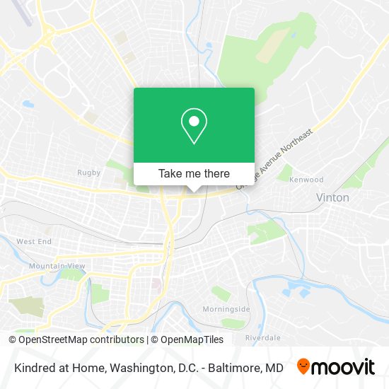 Kindred at Home map