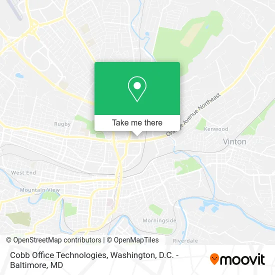 Cobb Office Technologies map