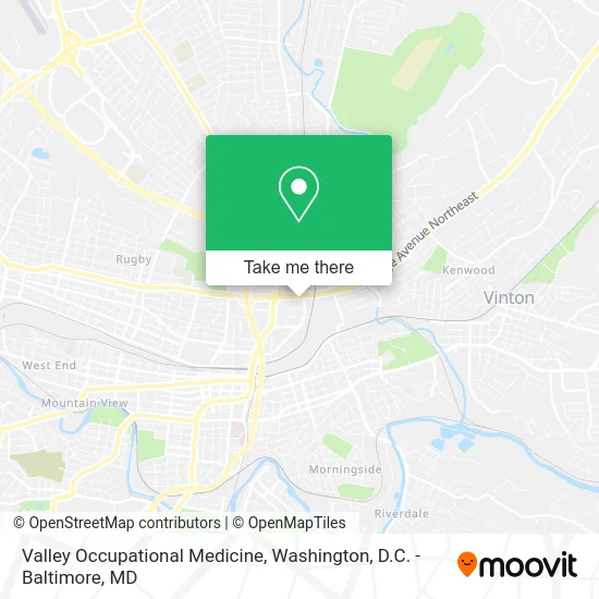 Valley Occupational Medicine map