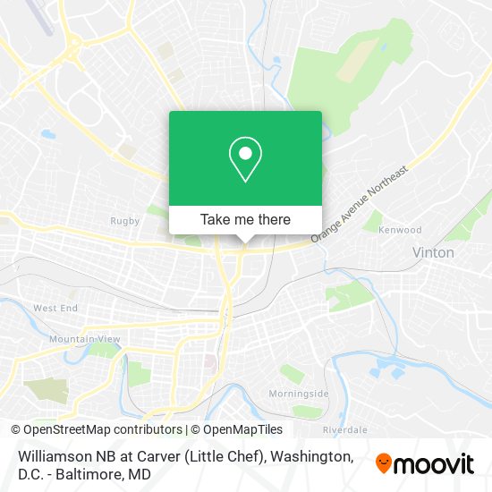 Mapa de Williamson NB at Carver (Little Chef)