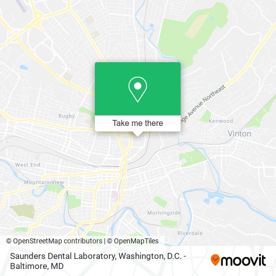 Saunders Dental Laboratory map
