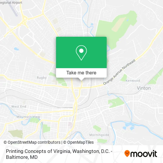 Mapa de Printing Concepts of Virginia