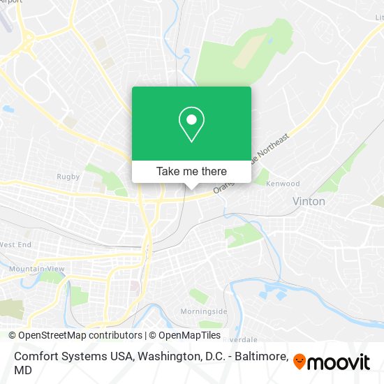 Comfort Systems USA map