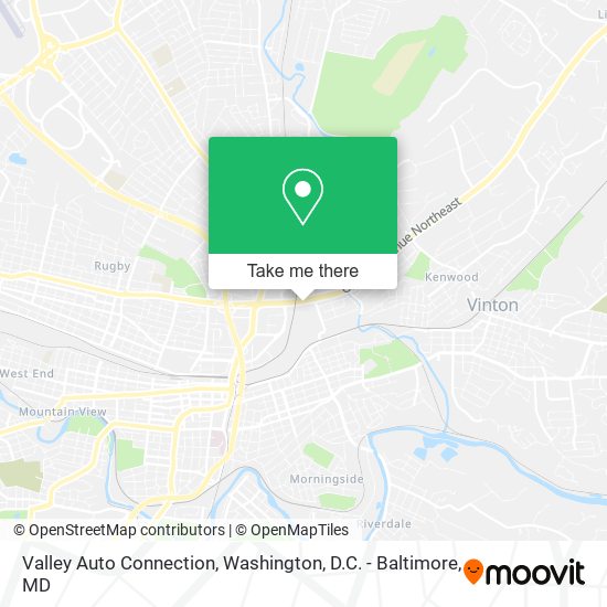 Mapa de Valley Auto Connection