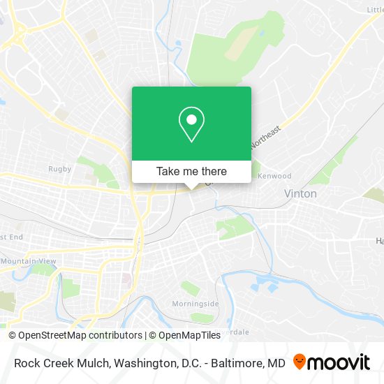 Rock Creek Mulch map