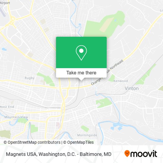 Magnets USA map