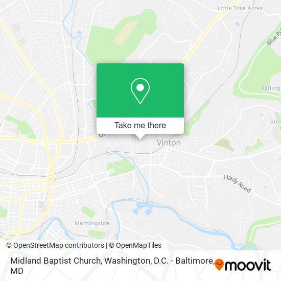 Mapa de Midland Baptist Church
