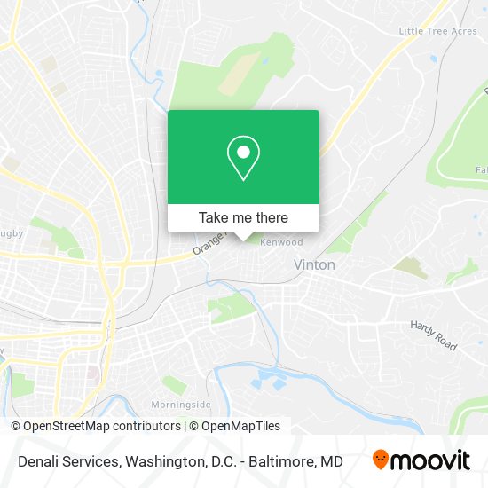 Mapa de Denali Services
