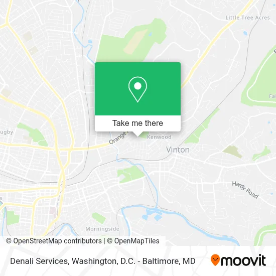Denali Services map