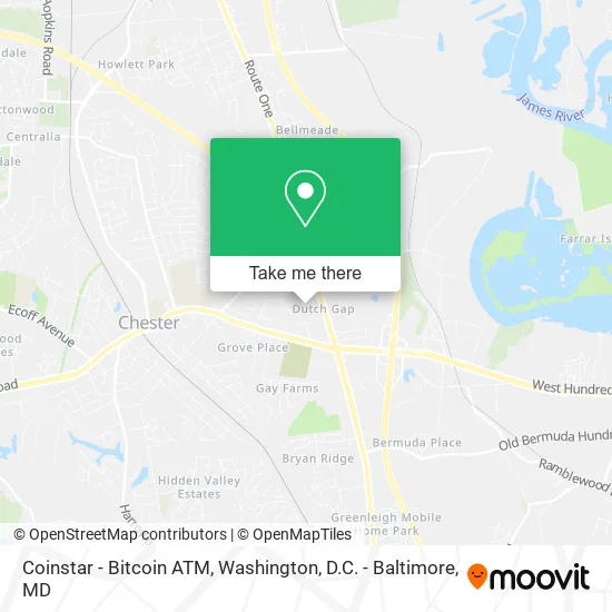 Coinstar - Bitcoin ATM map