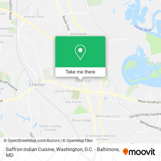 Saffron Indian Cuisine map
