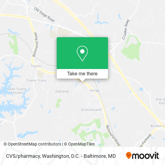 CVS/pharmacy map