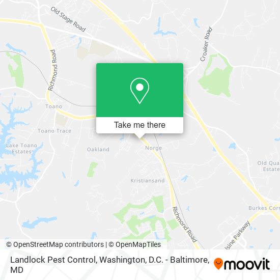 Landlock Pest Control map