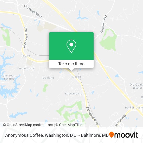 Anonymous Coffee map