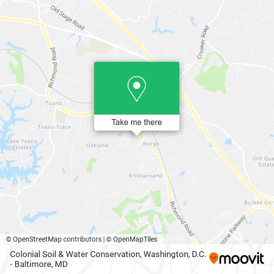 Colonial Soil & Water Conservation map