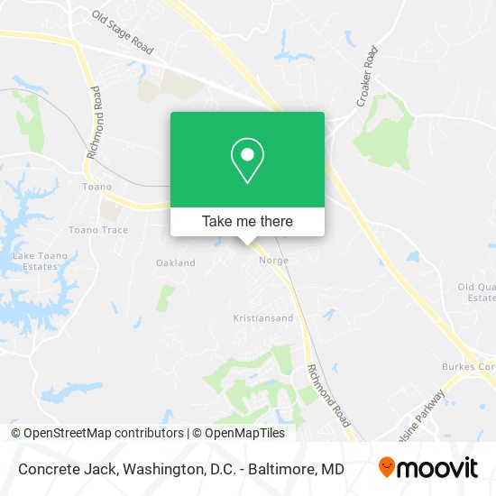 Concrete Jack map