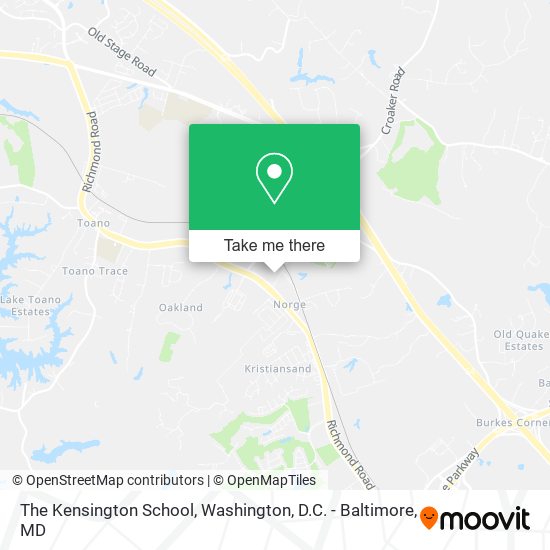 Mapa de The Kensington School