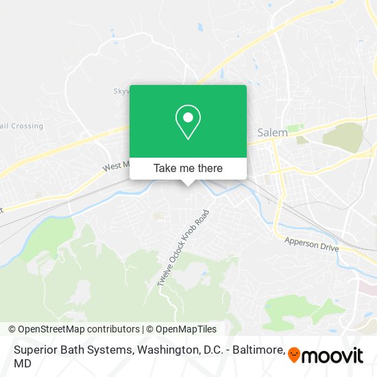 Superior Bath Systems map