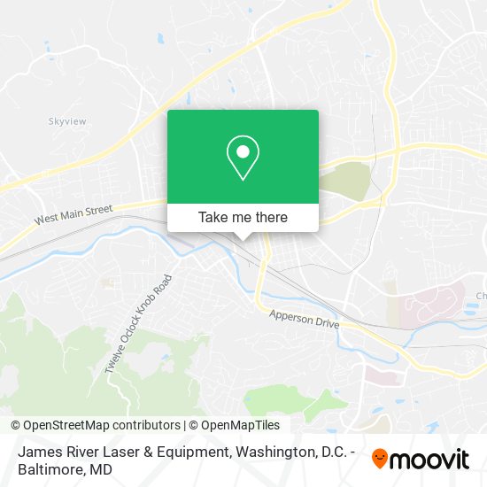 James River Laser & Equipment map