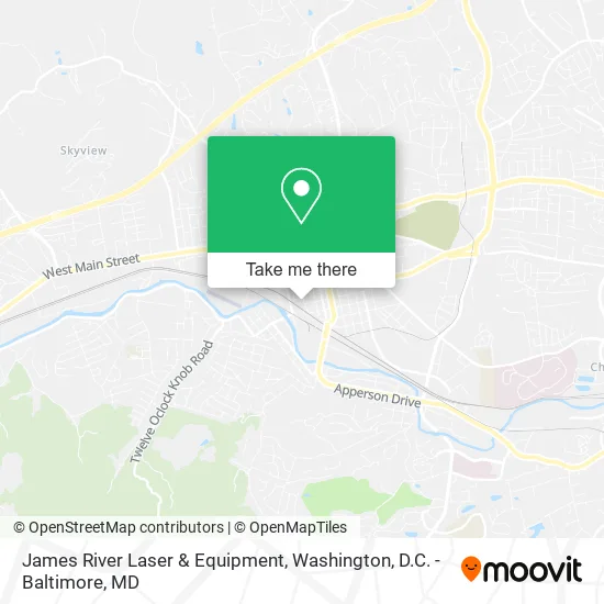 Mapa de James River Laser & Equipment
