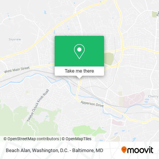 Beach Alan map