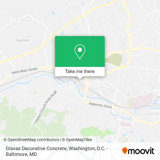 Mapa de Glavas Decorative Concrete
