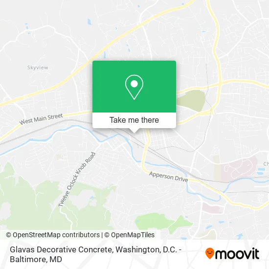 Glavas Decorative Concrete map