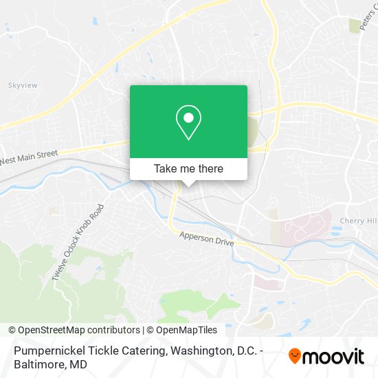Pumpernickel Tickle Catering map
