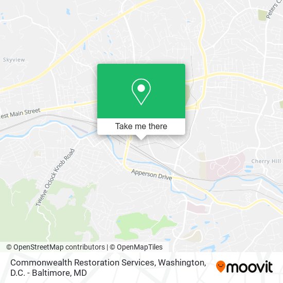 Mapa de Commonwealth Restoration Services