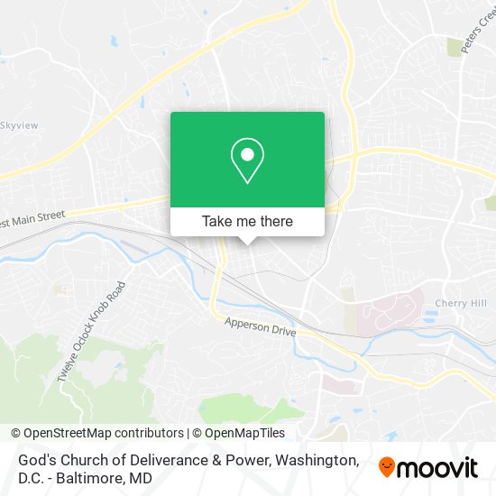 God's Church of Deliverance & Power map