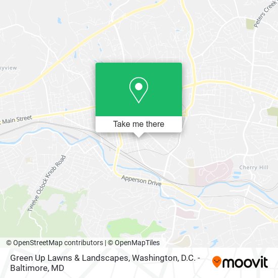 Green Up Lawns & Landscapes map