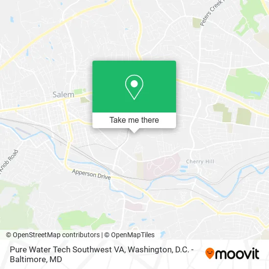 Mapa de Pure Water Tech Southwest VA
