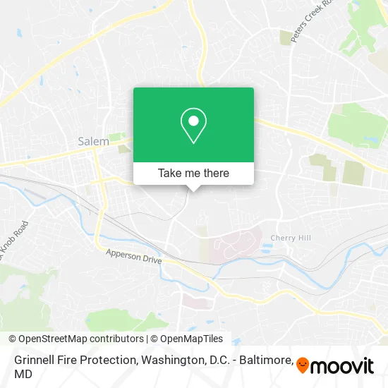 Grinnell Fire Protection map