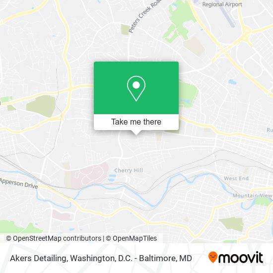Akers Detailing map