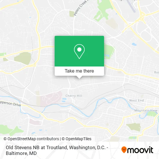 Mapa de Old Stevens NB at Troutland